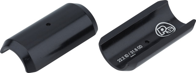 Surly Guidon Courbé Sunrise 22.2 + Adaptateur pour Attache de 31.8 mm - black/820 