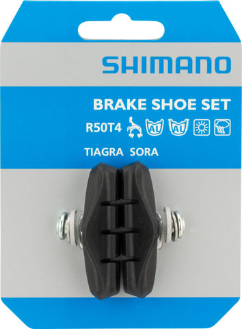 Shimano Zapatas de frenos R50T4 para Tiagra, Sora - 5 pares - negro