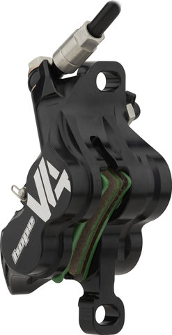 Hope Tech 4 V4 v+h Set Scheibenbremse mit Kunststoffleitung - black-black/Set/links/rechts (seitenspezifisch)