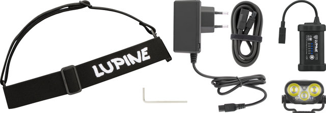 Lupine Linterna frontal Blika X 7 SC LED - negro/2400