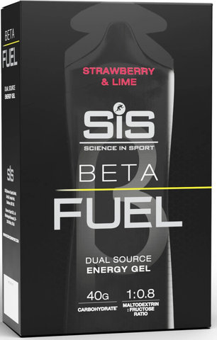 SIS Beta Fuel Energy Gel, 6 pack - strawberry-lime