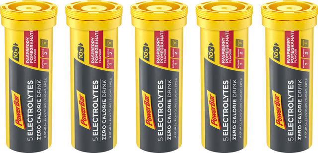 Powerbar 5Electrolytes Sports Drink Sportgetränk Brausetabletten - 5 Stück - raspberry pomegranate