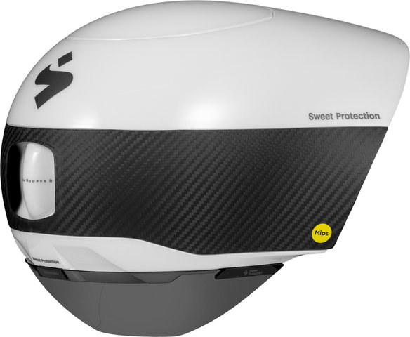 Sweet Protection Casque de Contre-la-Montre Redeemer 2Vi MIPS - gloss white/59 - 61 cm