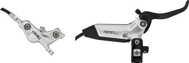 SRAM Level Ultimate Stealth 4-Piston Carbon Scheibenbremse - clear anodized/Hinterrad/Flip-Flop (seitenunspezifisch)
