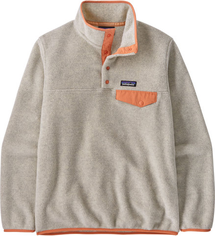 Patagonia Suéter Lightweight Synchilla Snap-T Fleece para Mujer - oatmeal heather-heirloom peach/S