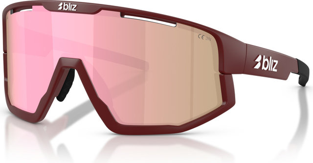 Bliz Lunettes de sport Fusion Small - matte burgundy