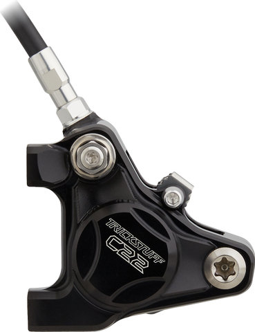 Trickstuff Piccola Carbon v+h ensemble frein à disque Flatmount / Postmount - noir-argenté/Ensemble/gauche/droite (spécifique)