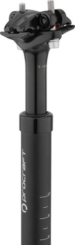 Procraft Pillar Shock Race Sattelstütze 350 mm - schwarz/27,2 mm