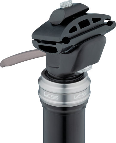 Kind Shock Dropzone 125 mm Seatpost - black | 0 mm | 385 mm | 30,9 mm | Without
