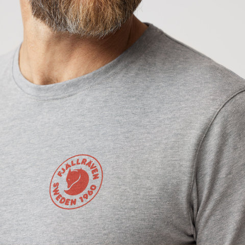 Fjällräven T-shirt Logo 1960 - grey melange | L