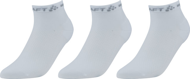 Craft Calcetines en paquete de 3 pares Core Dry Mid - white/40 - 42