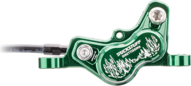 Trickstuff Freno de Disco Direttissima Edición Especial Set - black-green | Flip-Flop (no específico de lado) | Set