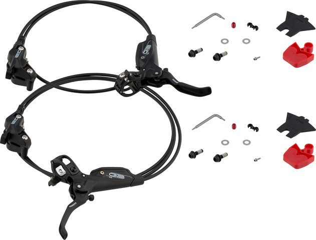 SRAM Set de Freins à Disque av+arr G2 RS - diffusion black anodized/Ensemble/Flip-Flop (non spécifique au côté)