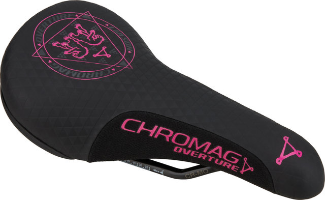Chromag Overture Sattel - black-pink/243 mm/136 mm