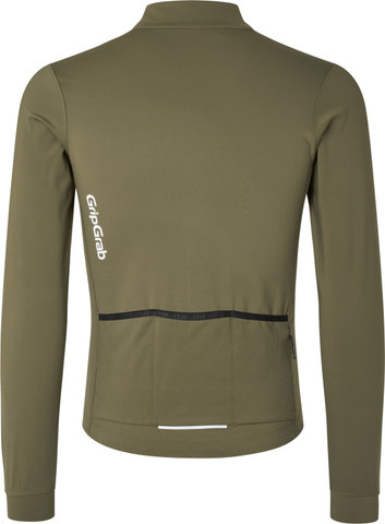 GripGrab RIDE Thermal Long Sleeve Trikot - olive green/M
