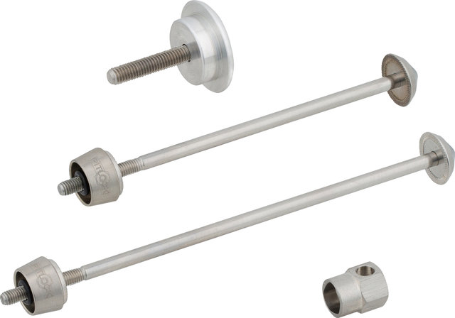 Pitlock Security Set 03/GA Front Wheel + Rear Wheel + Ahead - silver-silver/universal