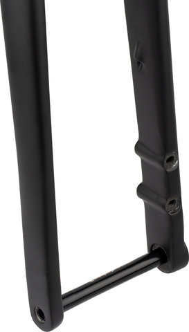 OPEN Fourche rigide U-turn - black mat/27,5" (650B)/1 1/8" - 1,5" tapered/Axe Traversant 12 mm/100 mm/50 