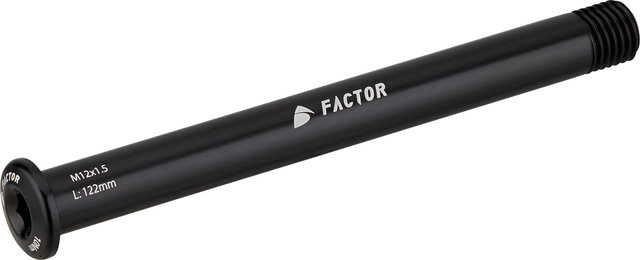 Factor E-Thru Front Axle 12 x 121 mm for O2 / OSTRO Disc - universal