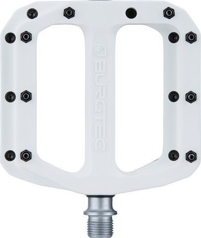 Burgtec MK4 Composite Platform Pedals - damn right white
