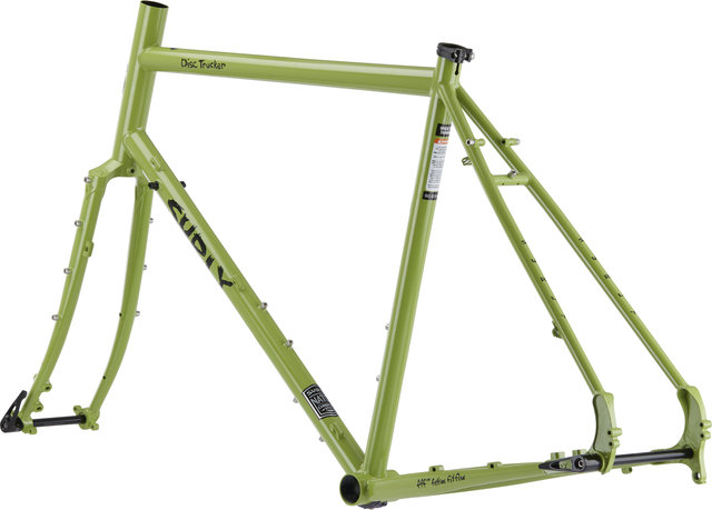 Surly Kit de cuadro Disc Trucker 26" - pea lime soup/L/12 mm Eje Pasante
