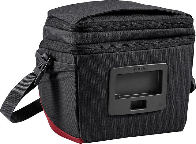 VAUDE OnTour Box M Handlebar Bag - black-carmine | 400 ml