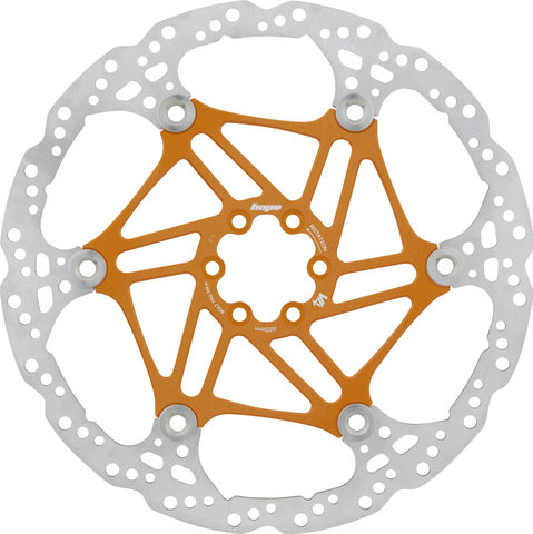 Hope V4 Vented Floating 6-bolt Brake Rotor for Tech V - orange/220 mm