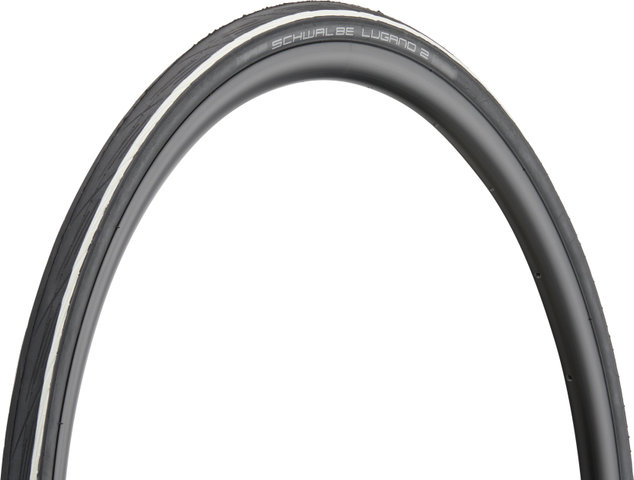 Schwalbe Cubierta de alambre Lugano II K-Guard 28" - negro / blanco/28 /25 /25-622