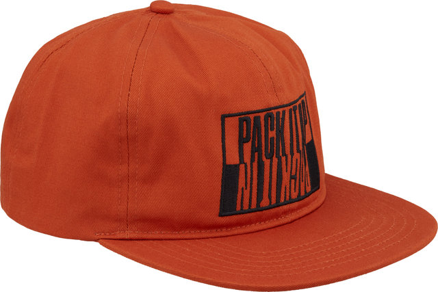 Capsuled Casquette 6 Panel - orange/one size