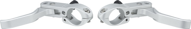 PAUL Cross Lever Inline Brake Lever Set - silver/set (front + rear) / 26.0 mm