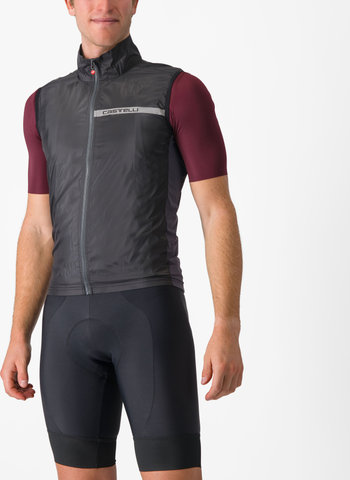 Castelli Chaleco Squadra Stretch - light black dark gray | M