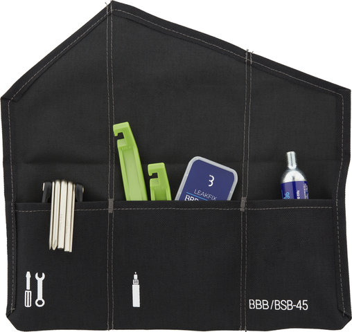 BBB Bolsa de sillín CombiSet RollPack CO2 BSB-59 + set herram. + bomba CO2 - negro/250 