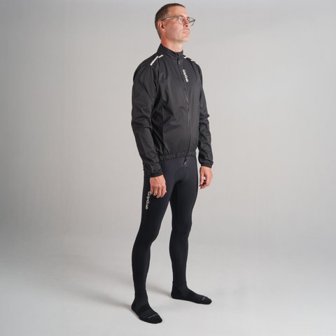 GripGrab RIDE chaqueta impermeable ligera de lluvia - black/M