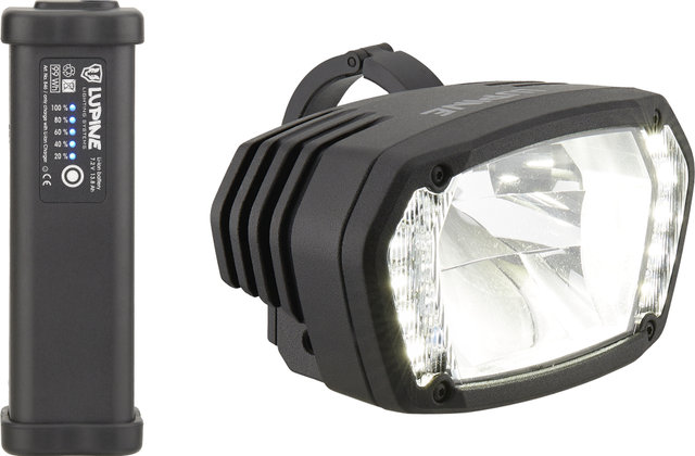 Lupine Lampe Avant à LED SL AX 13,8 (StVZO) - noir/3800 lumens, 31,8 mm