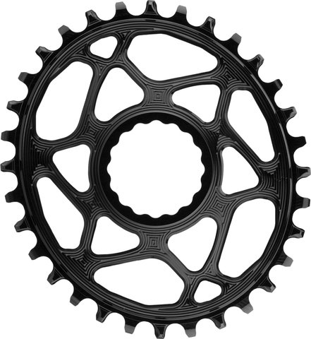 absoluteBLACK Plato Oval Boost para Race Face Cinch 3 mm Offset - black/32 