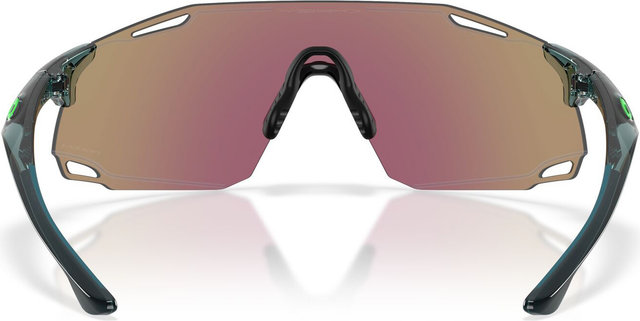 Oakley Cybr Dyno Sportbrille - crystal black/prizm sapphire