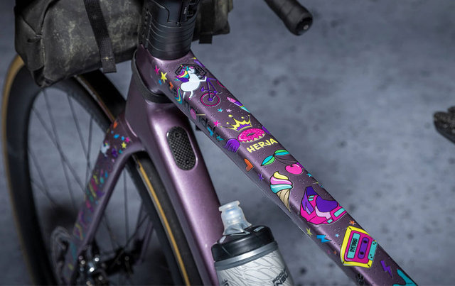 DYEDBRO Set de lámina protectora de cuadros gravel - unicorn glitter