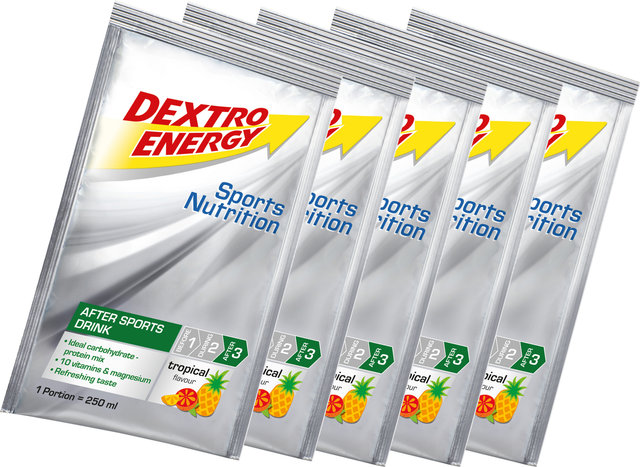 Dextro Energy After Sports Drink Beutel - 5 Stück - tropical