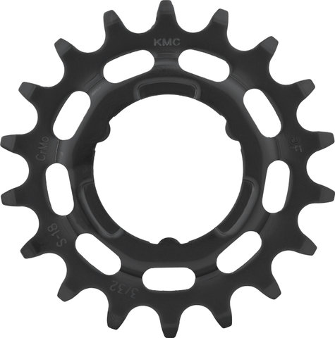 KMC Shimano Narrow Sprocket for E-Bikes - black/18 tooth