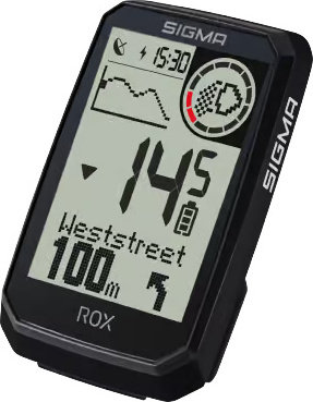 Sigma ROX 4.0 Endurance GPS Bike Computer - black