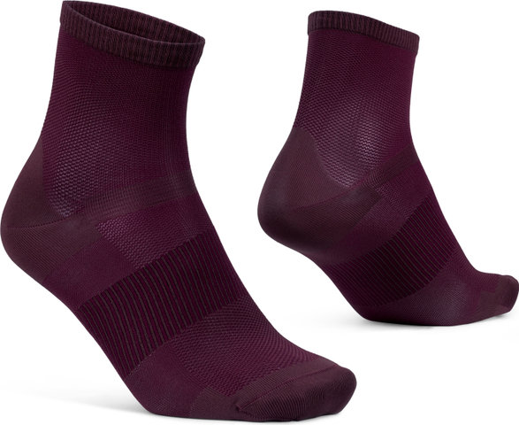 GripGrab Lightweight Airflow Socken - dark red/41 - 44