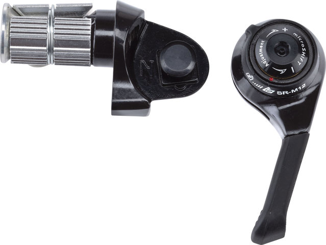 microSHIFT BS-SR-M12-R 12-Speed Bar End Shifter for SRAM MTB - black/12-speed