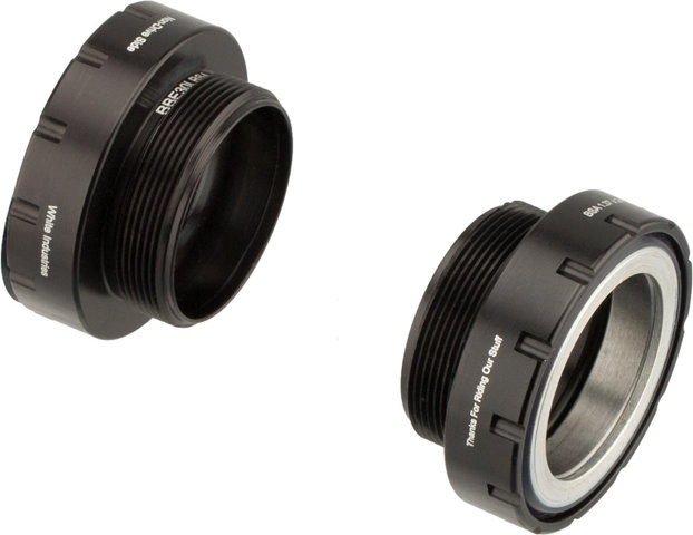 White Industries Eje de pedalier de acero inoxidable BSA 30 - black/BSA