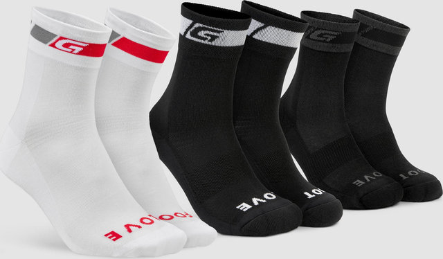 GripGrab All Seasons Socks - 3 Pairs - black/41 - 44