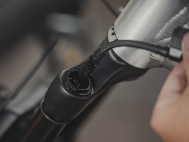 Topeak Nano Shock Dämpferpumpe - schwarz