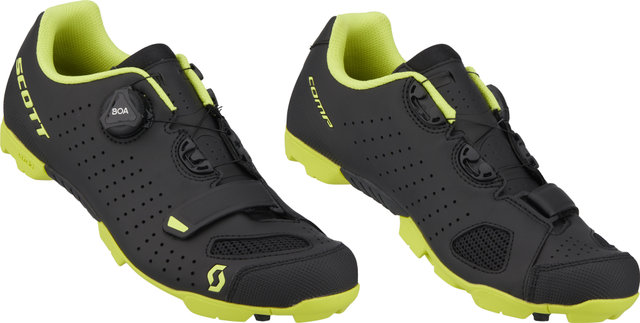 Scott MTB Comp BOA Schuhe - matt black-sulphur yellow/42/42