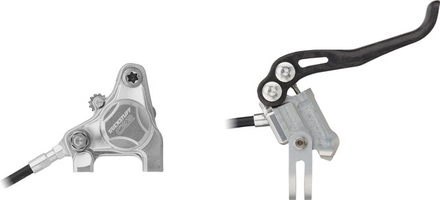Trickstuff Set de freins à disque Piccola Carbon avant + arrière Flatmount - argenté-argenté/Ensemble/gauche/droite (spécifique)