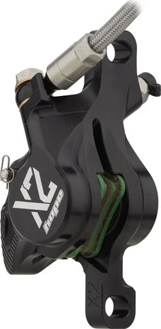 Hope Tech 4 X2 v+h Set Scheibenbremse mit Stahlflexleitung - black-black/Set/links/rechts (seitenspezifisch)