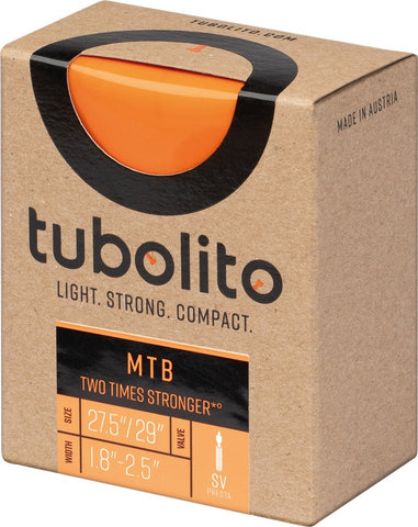 tubolito Cámara Tubo-MTB TPU 27,5" / 29" - naranja | Válvula Presta (SV) | 47-584 a 62-622 | 42 mm