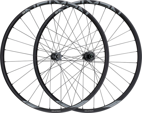 NEWMEN Juego de ruedas Evolution SL A.30 FADE Boost Disc 6 agujeros 29" - black black | Shimano Micro Spline | Boost | 148 mm | 110 mm | Boost | 29" | 110 mm | Shimano Micro Spline | 110 mm | 148 mm