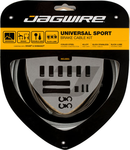 Jagwire Set de Câbles de Frein Universal Sport - sterling silver/universal